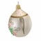 Golden Bell Collection 3.0 Inch Teacup With Flowers Christmas Tree Ornament , Czech Republic